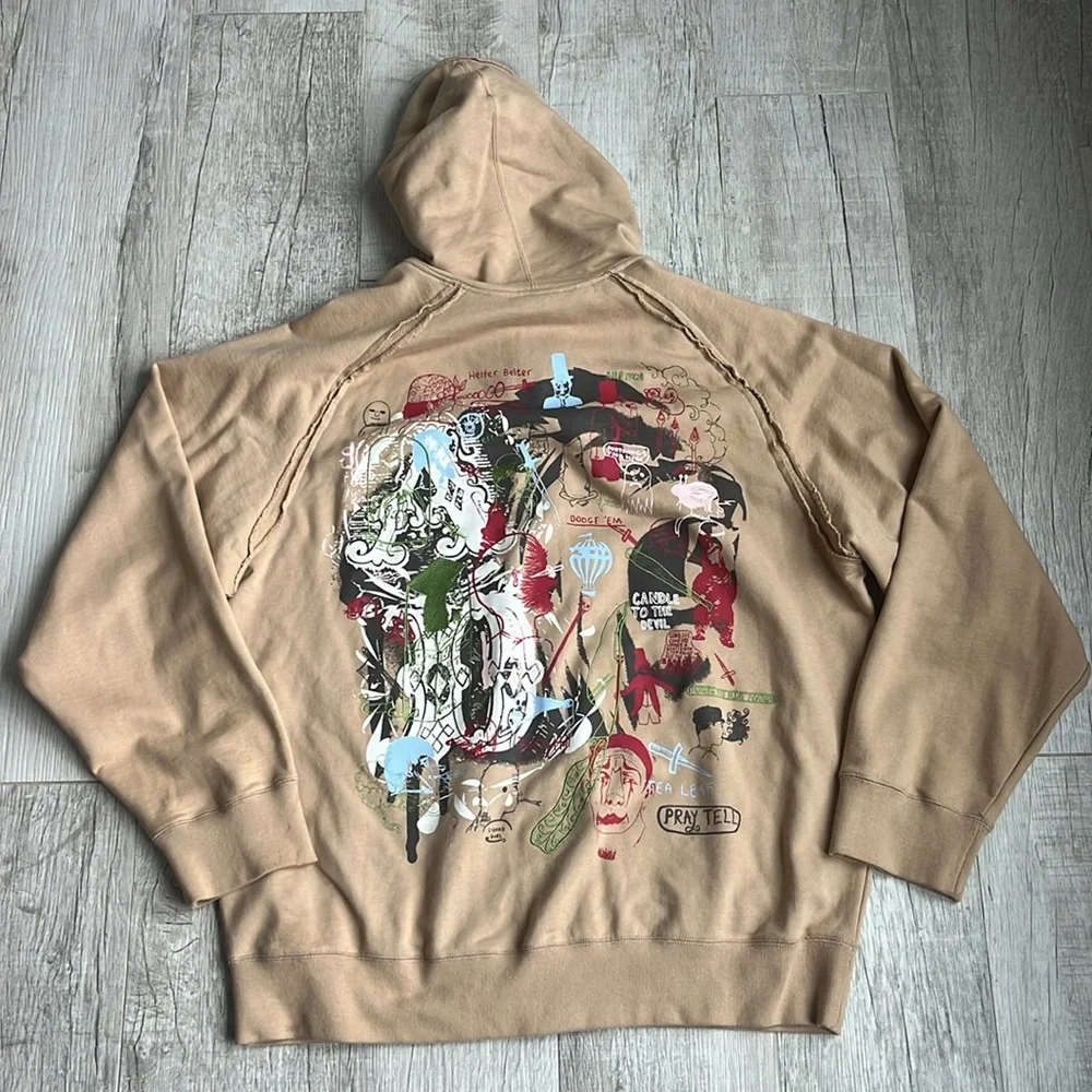 Artful Dodger Graphic ZipUp Hoodie Size 4XL‎ Y2K